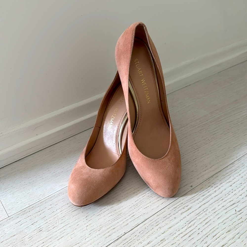 Stuart Weitzman Nude Light Pink Pumps 8